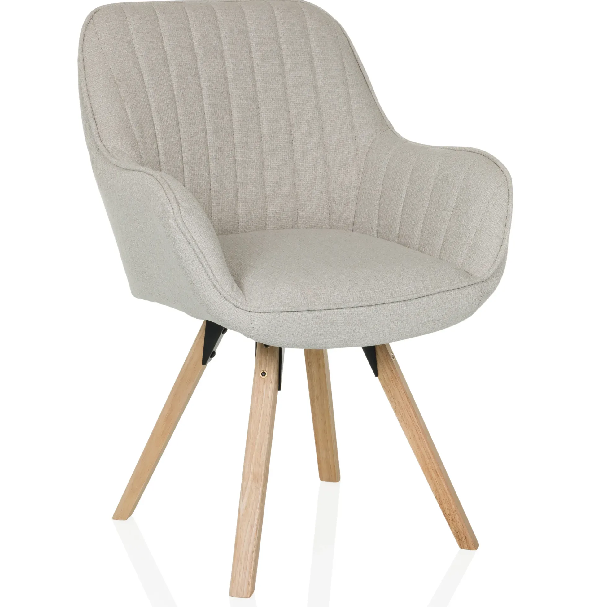 SCANDI SOFT - Polsterstuhl Creme