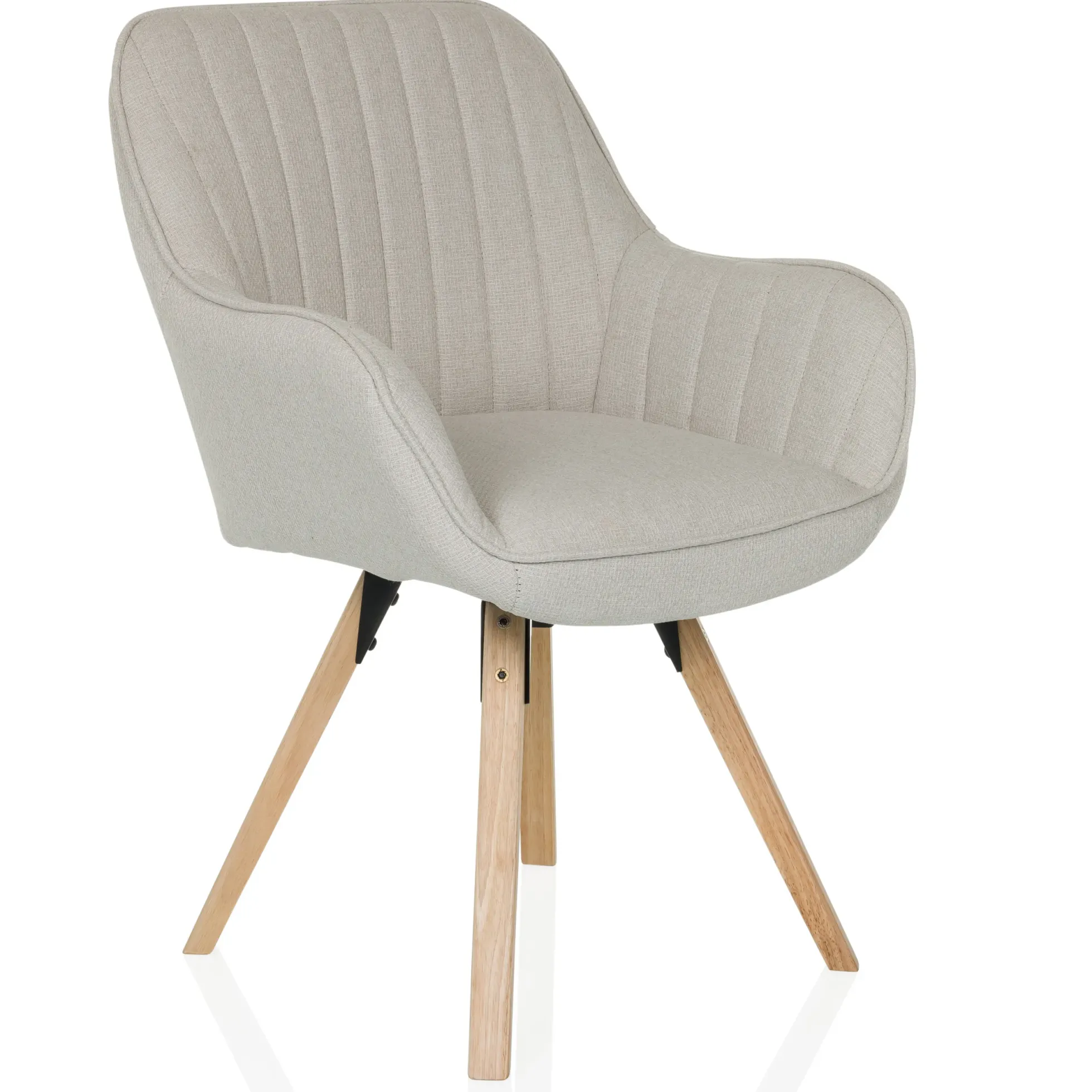 SCANDI SOFT - Polsterstuhl Creme