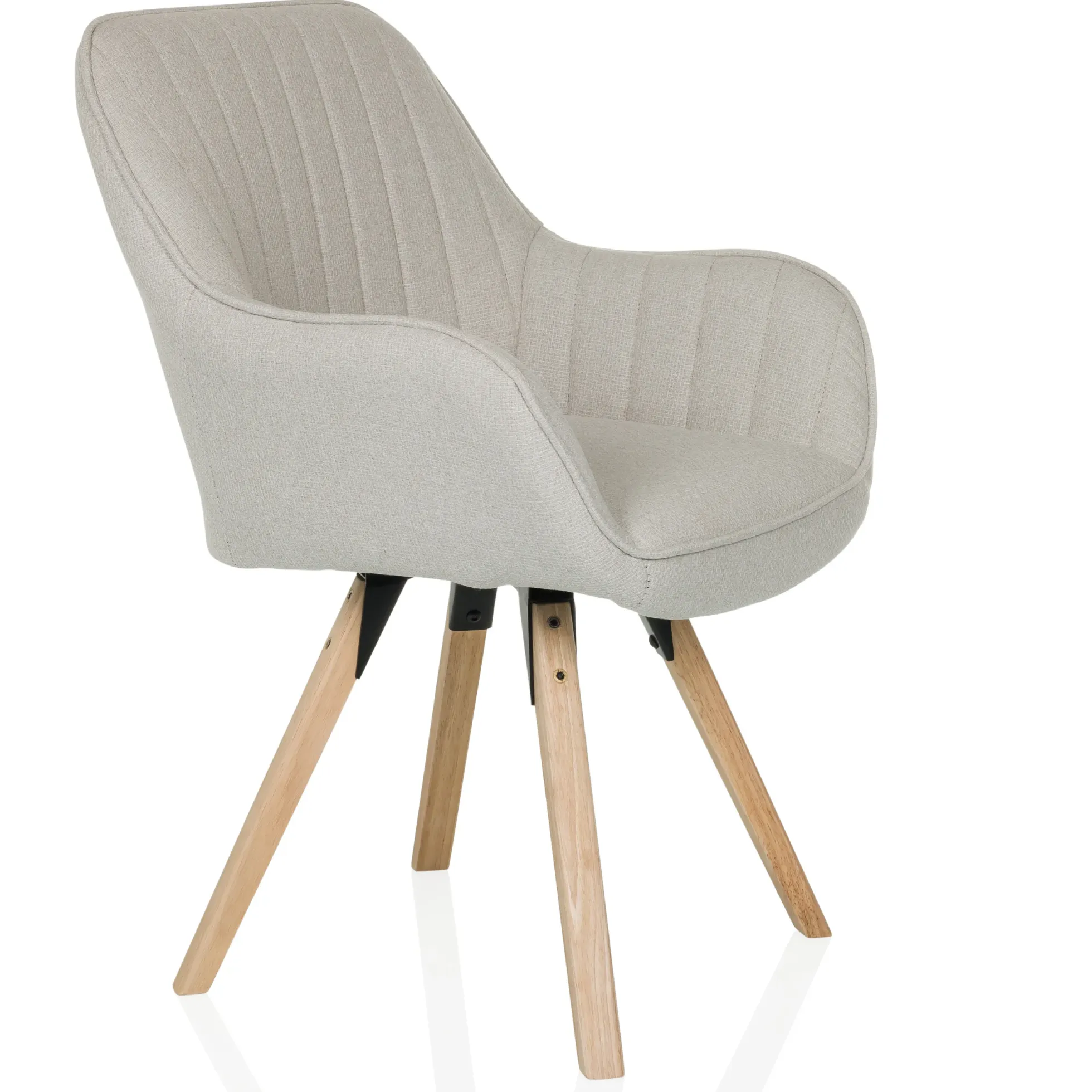 SCANDI SOFT - Polsterstuhl Creme