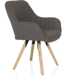 SCANDI SOFT - Polsterstuhl Dunkelgrau