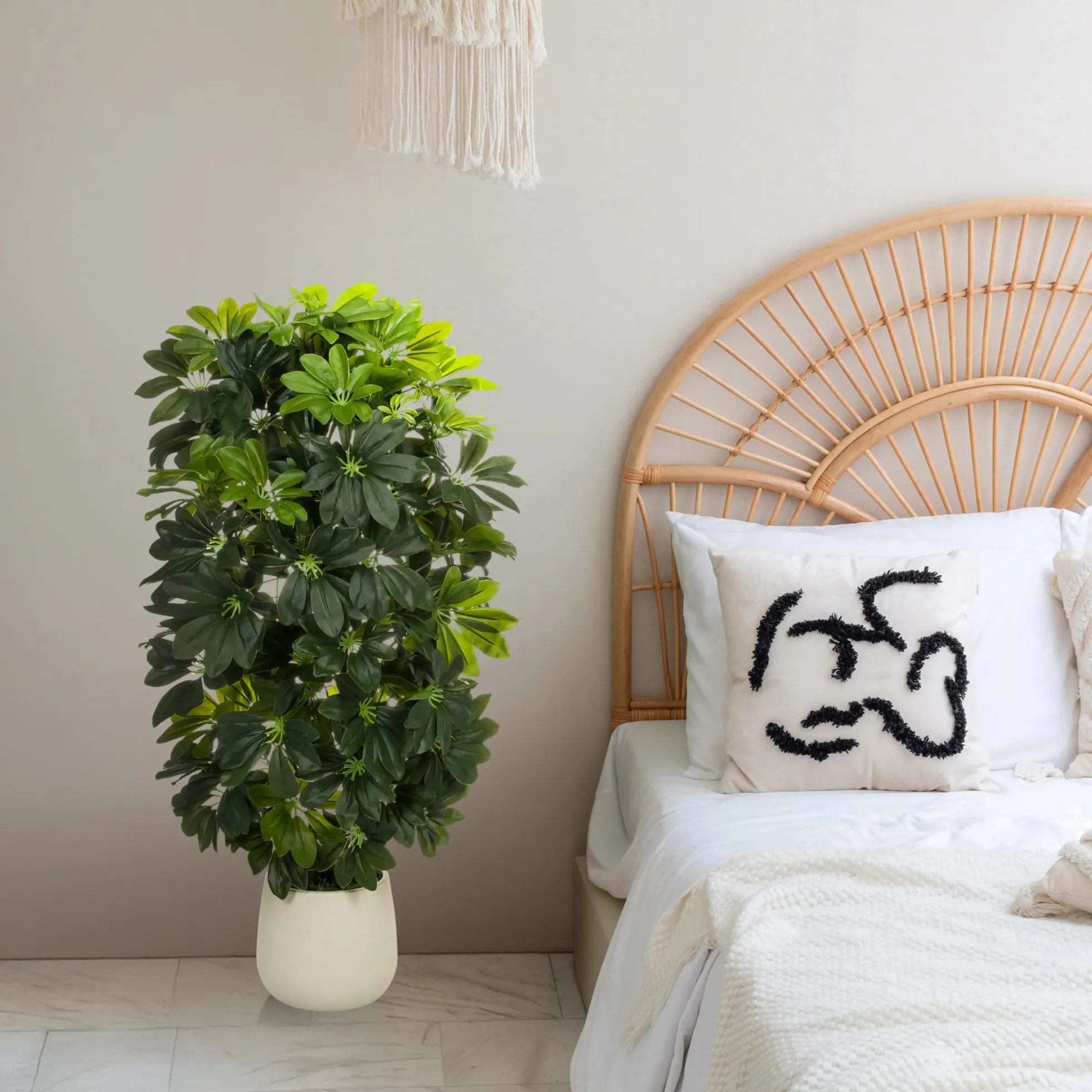 Schefflera 2 - Kunstpflanze Grün