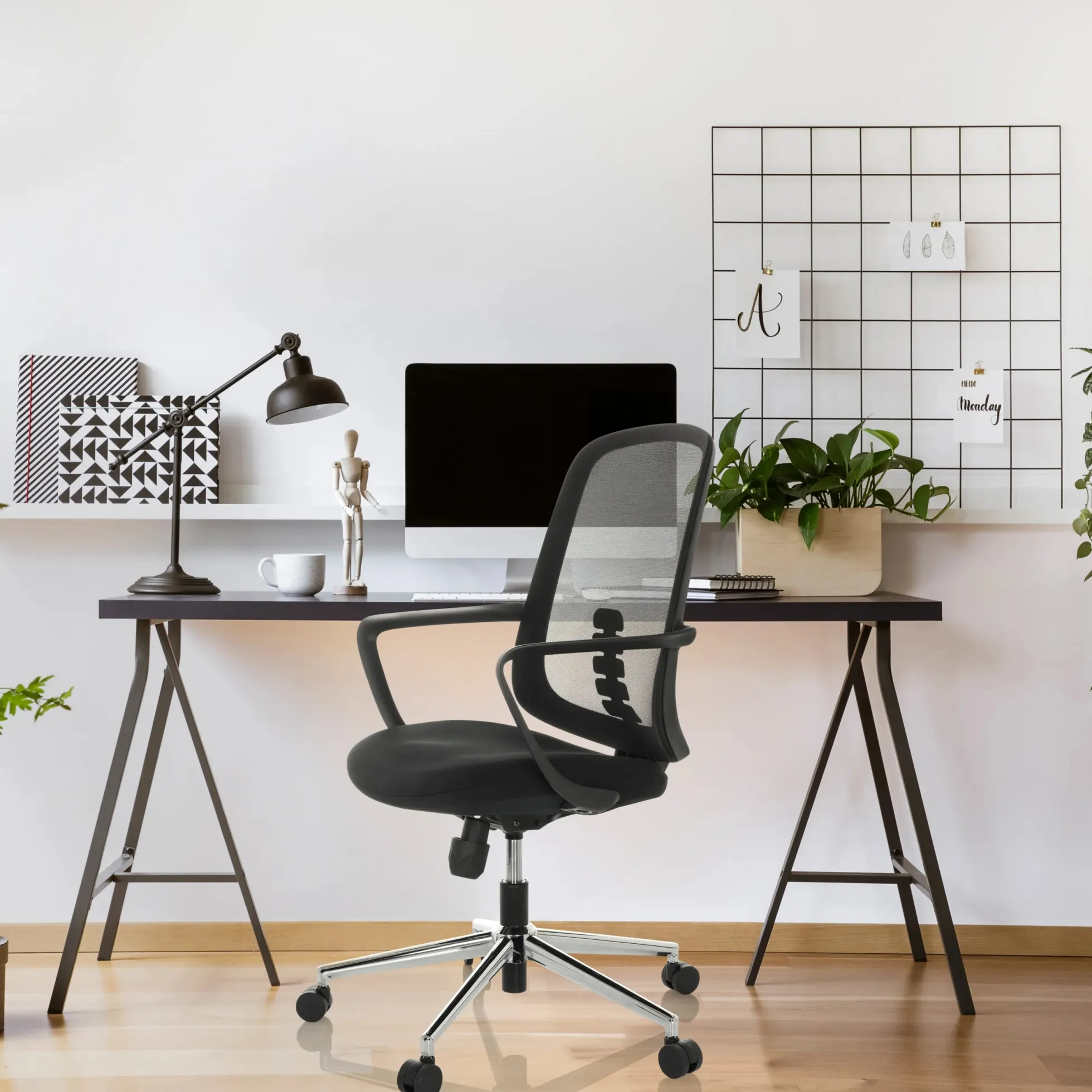SEDIOLO B - Home Office Bürostuhl Schwarz