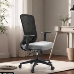 Sedito - Home Office Bürostuhl Schwarz/Grau