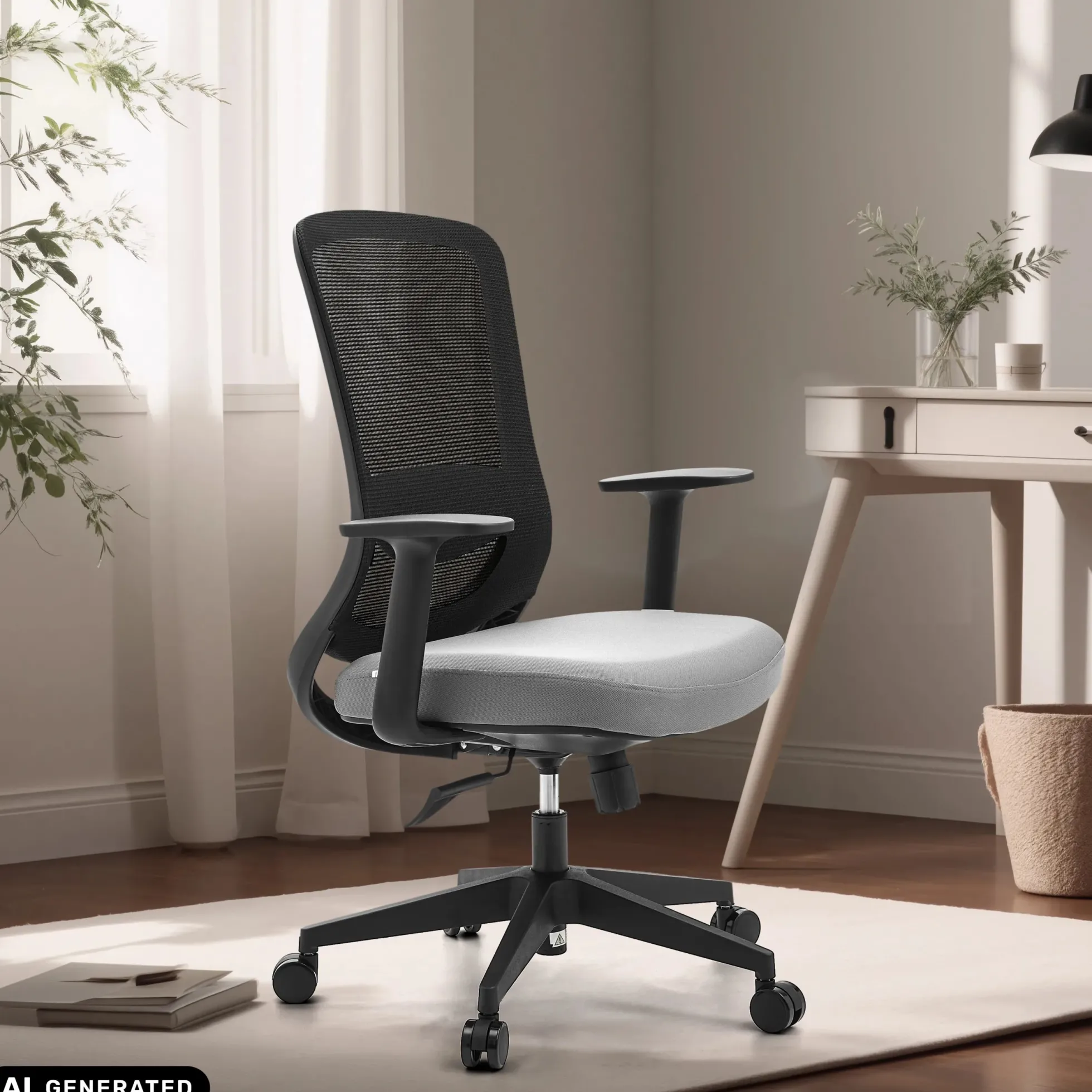 Sedito - Home Office Bürostuhl Schwarz/Grau