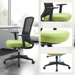 Sedito - Home Office Bürostuhl Schwarz/Grün