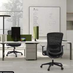 Sedito - Home Office Bürostuhl Schwarz/Schwarz