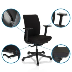 SENATOR - Profi Bürostuhl Schwarz