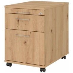 SIGNA AC20 - Rollcontainer Bügelgriff Metall Asteiche