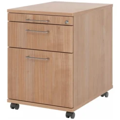 SIGNA AC20 - Rollcontainer Bügelgriff Metall Nussbaum