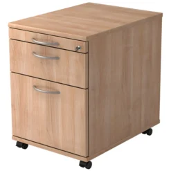 SIGNA AC20 - Rollcontainer Bogengriff Metall Nussbaum