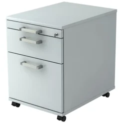 SIGNA AC20 - Rollcontainer Chromgriff Metall Grau