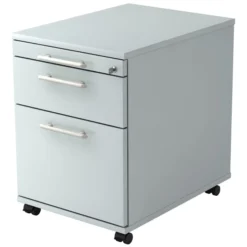 SIGNA AC20 - Rollcontainer Relinggriff Kunststoff Grau