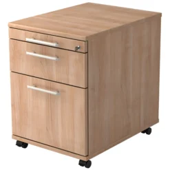 SIGNA AC20 - Rollcontainer Relinggriff Kunststoff Nussbaum