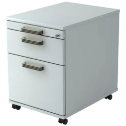 SIGNA AC20 - Rollcontainer Streifengriff Kunststoff Grau