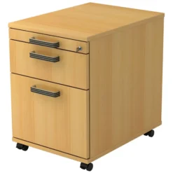 SIGNA AC20 - Rollcontainer Streifengriff Kunststoff Buche