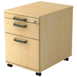 SIGNA AC20 - Rollcontainer Streifengriff Kunststoff Ahorn
