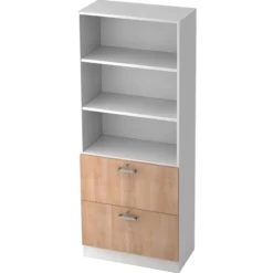 SIGNA G 7300 Chromgriff Metall Weiß/Nussbaum