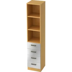SIGNA G 7600 Streifengriff Kunststoff Buche/Silber