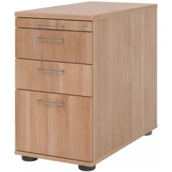 SIGNA SC40 - Standcontainer Bügelgriff Metall Nussbaum