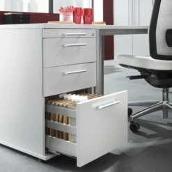 SIGNA SC40 - Standcontainer Streifengriff Kunststoff Eiche