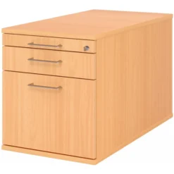 SIGNA TC20 - Rollcontainer Bügelgriff Metall Buche