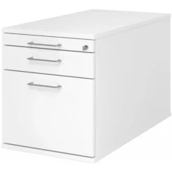 SIGNA TC20 - Rollcontainer Bügelgriff Metall Weiß