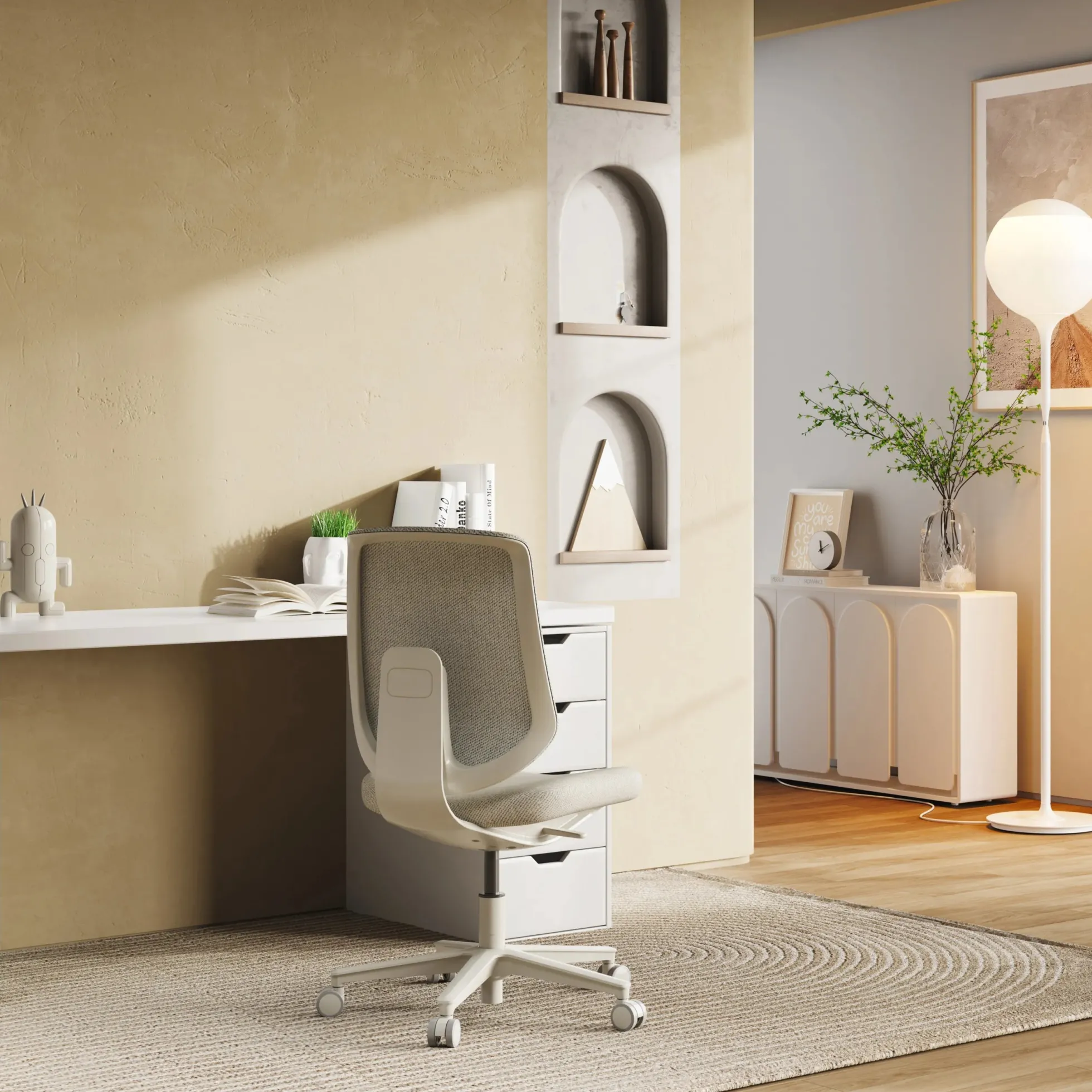 Sitflex Lady - Home Office Bürostuhl Taupe