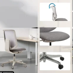 Sitflex Lady - Home Office Bürostuhl Grau