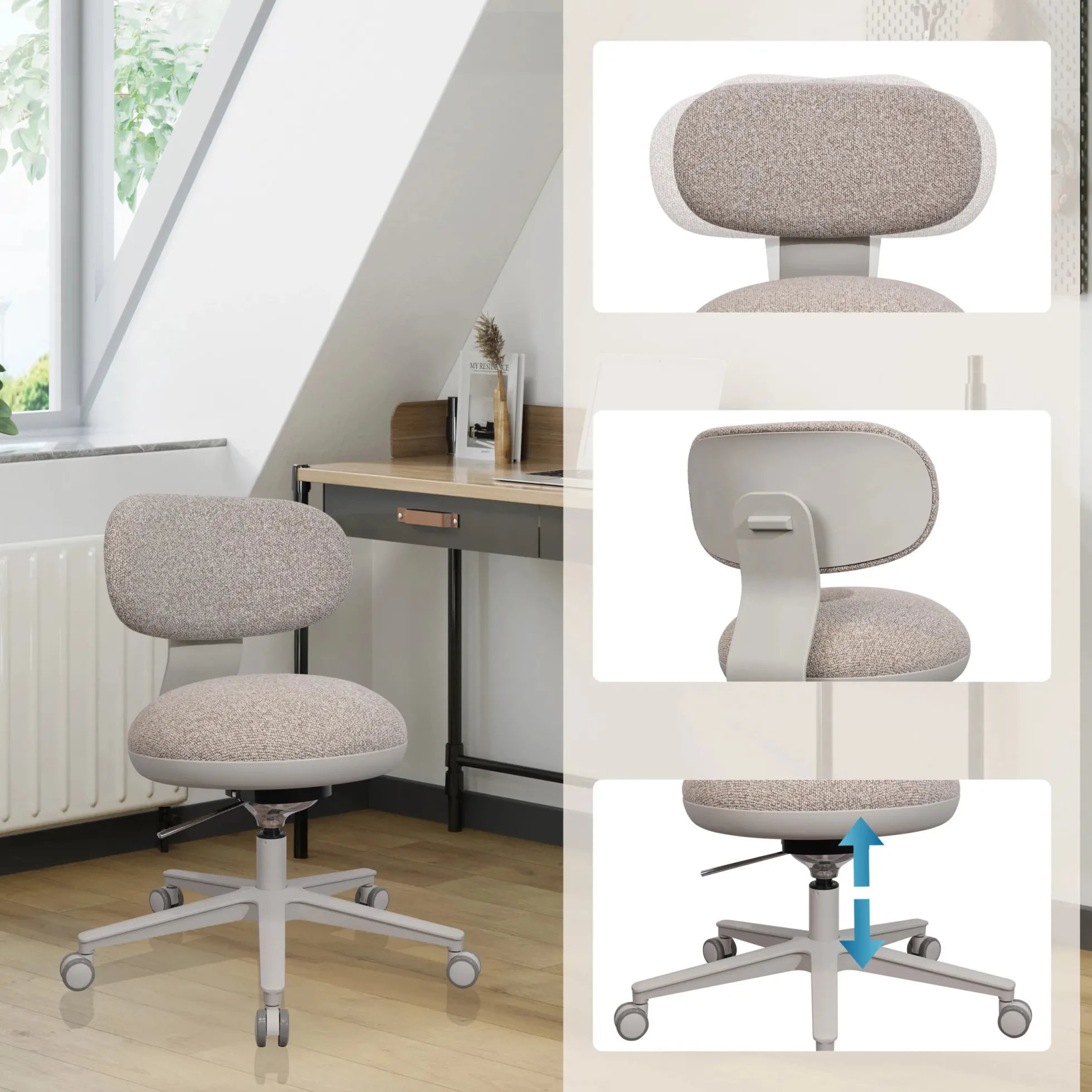 SITMOTION W - Home Office Bürostuhl Grau