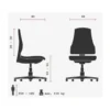 SITNESS 40 - Drehhocker Schwarz