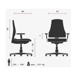 SITNESS 30 - Profi Bürostuhl Schwarz