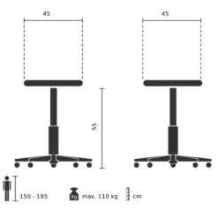 SITNESS 5 - Sitzball Rot