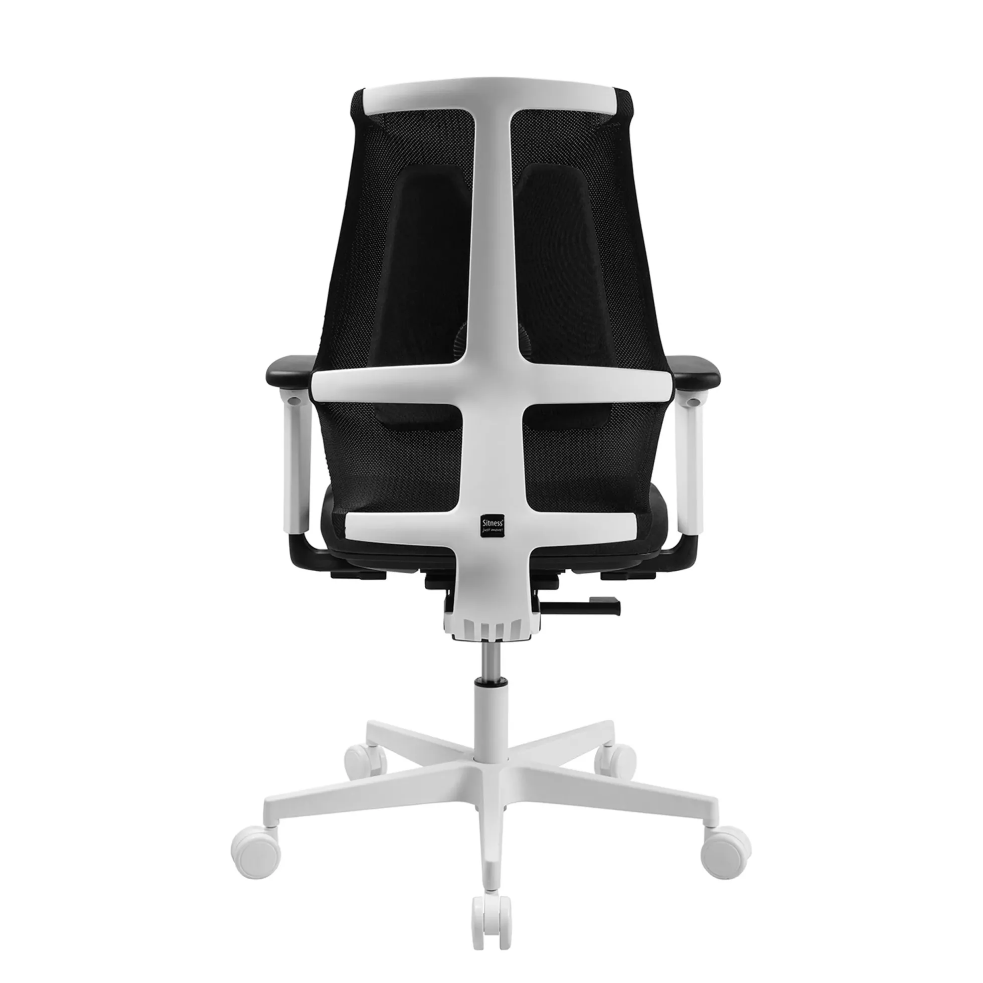 Sitness X Back - Profi Bürostuhl Weiß Schwarz
