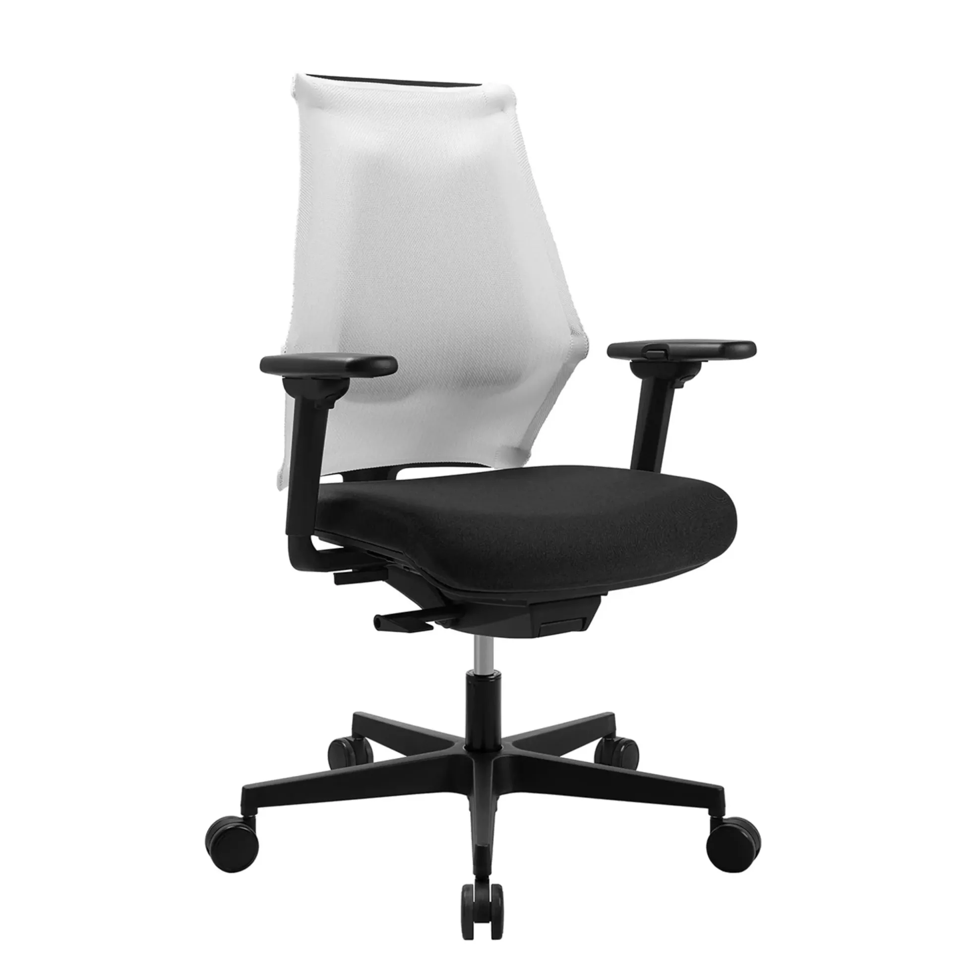 Sitness X Back - Profi Bürostuhl Schwarz Weiß/Schwarz