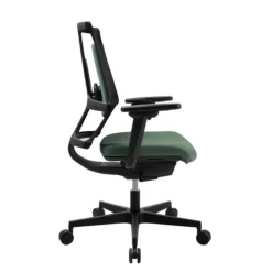 Sitness X Back - Profi Bürostuhl Schwarz Grün/Schwarz
