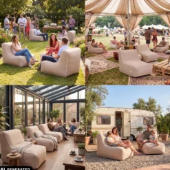 Sitzolo Air - Luftsofa Beige