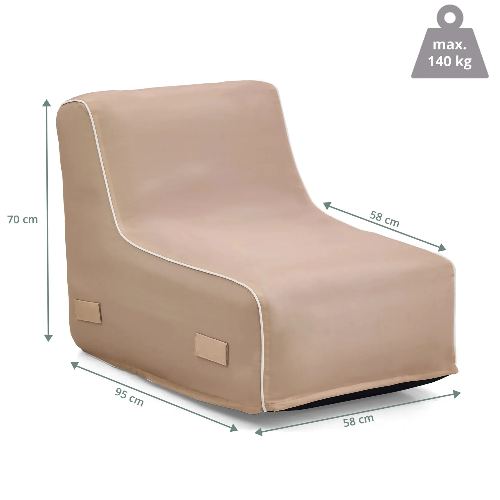 Sitzolo Air - Luftsofa Beige