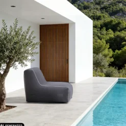 Sitzolo Air - Luftsofa Grau