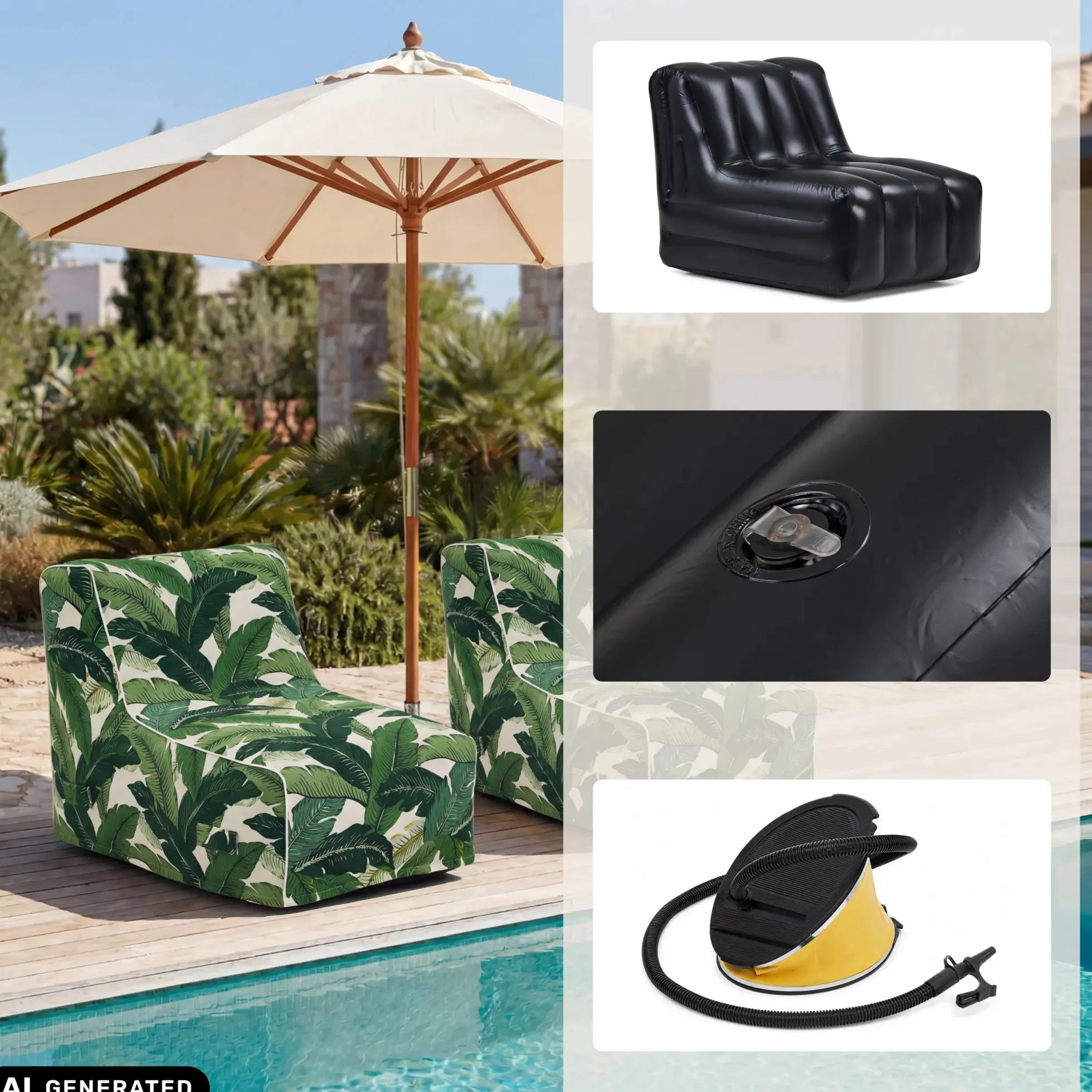 Sitzolo Air - Luftsofa Grün