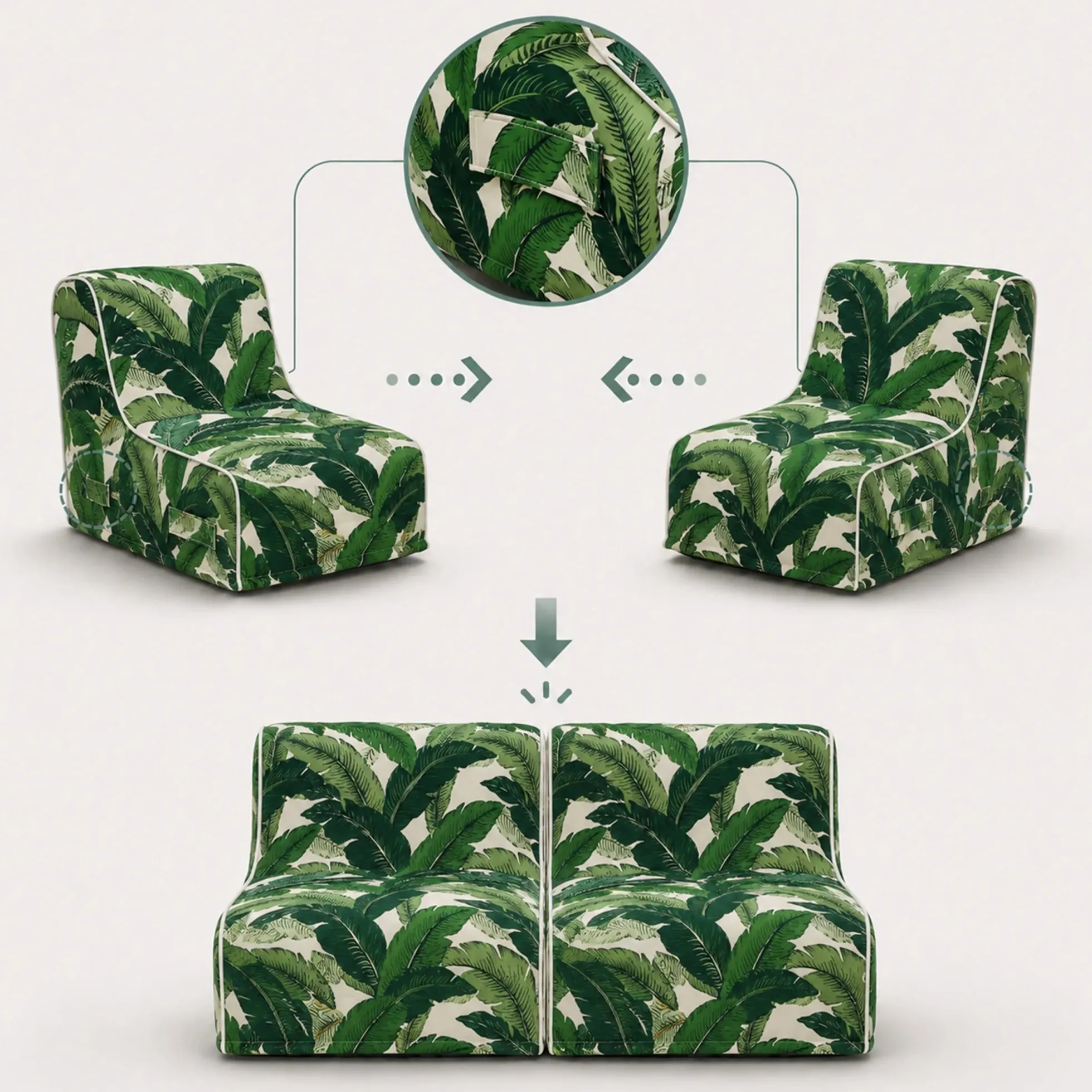 Sitzolo Air - Luftsofa Grün