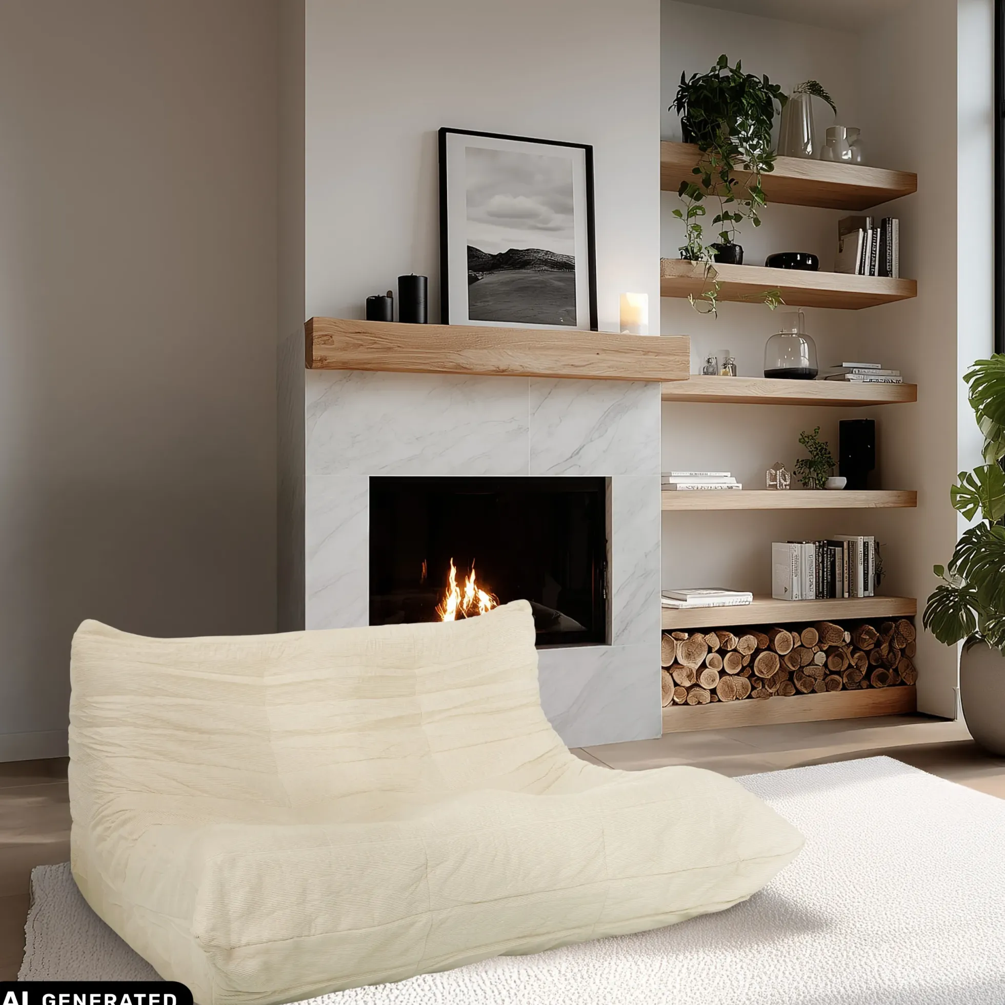 Sitzolo 2 - Loungesessel Beige