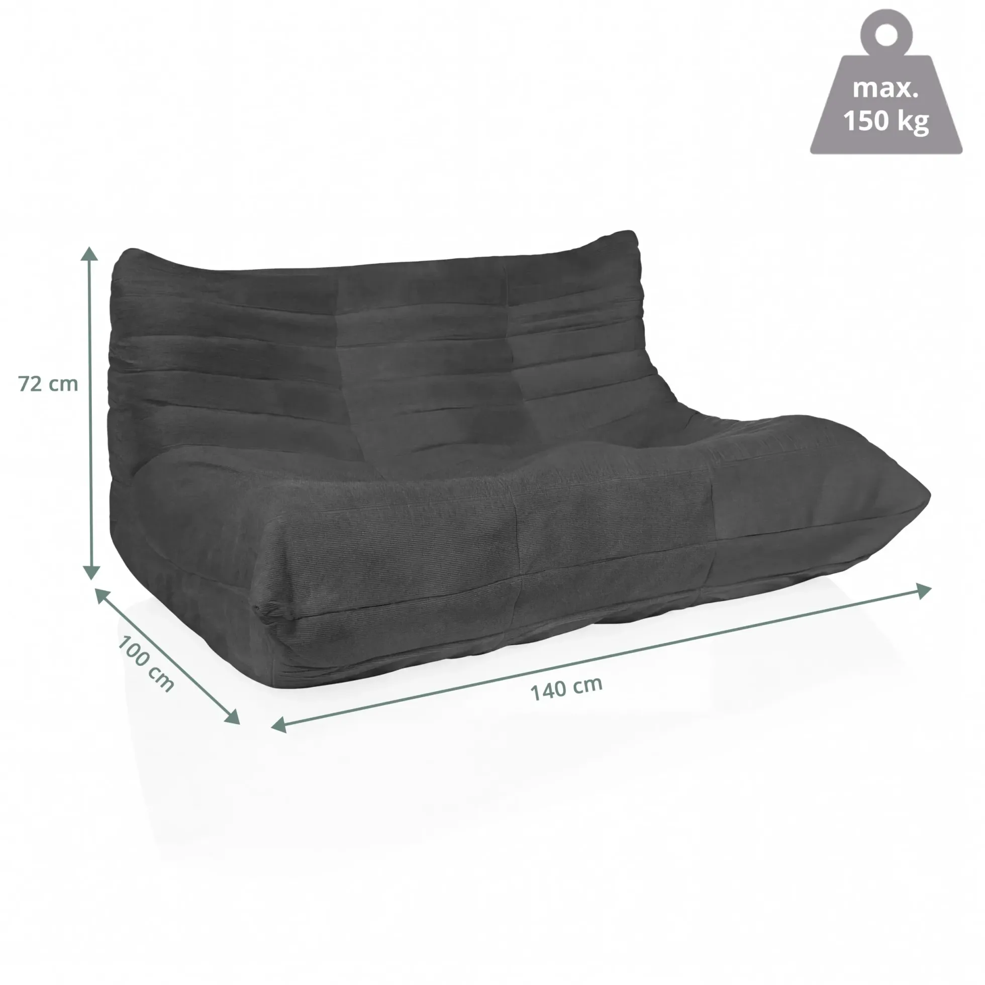 Sitzolo 2 - Loungesessel Grau