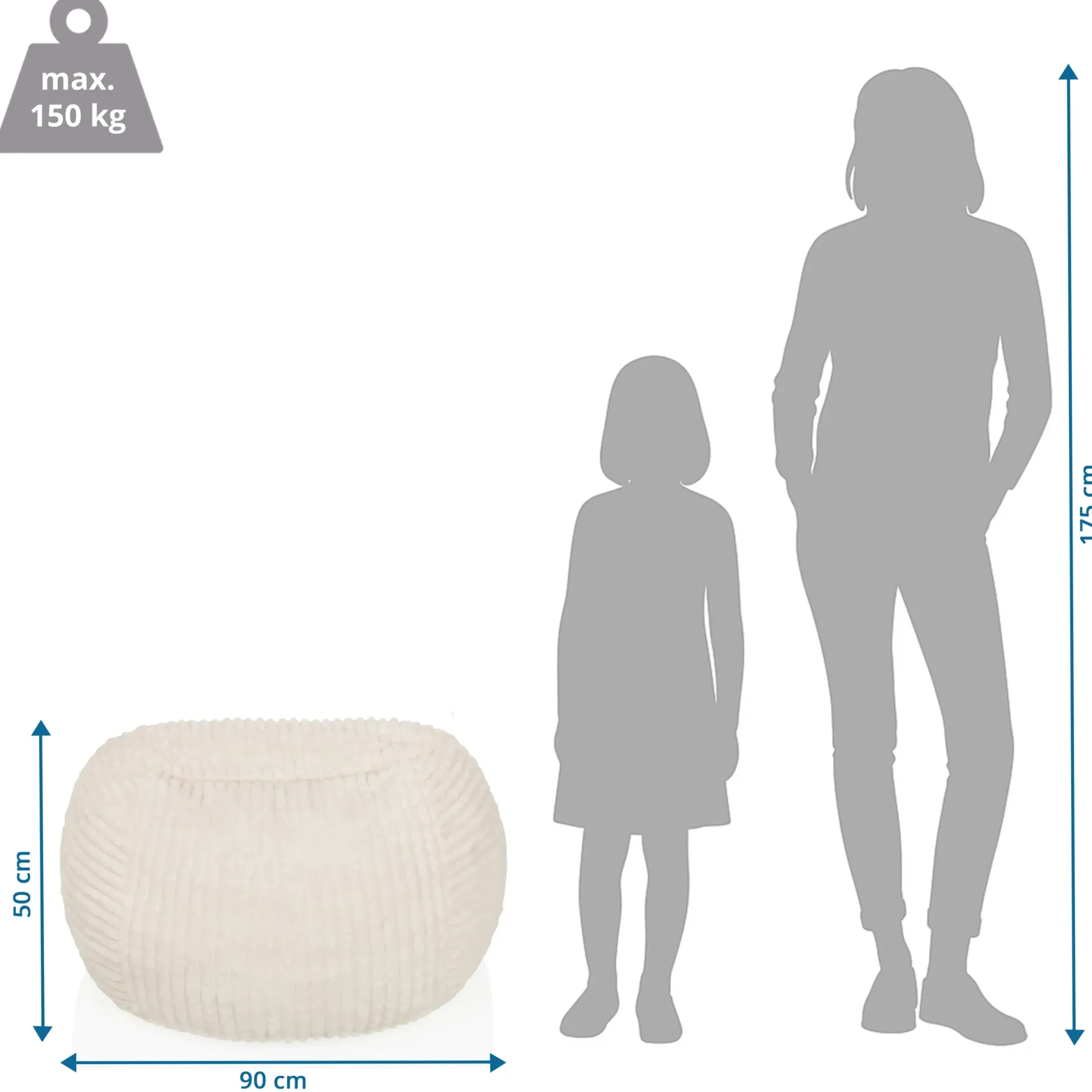 Sitzolo R | Sitzsack - Sitzsack Beige