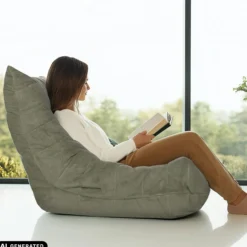 Sitzolo | Stoff - Loungesessel Salbei