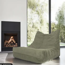 Sitzolo | Stoff - Loungesessel Salbei