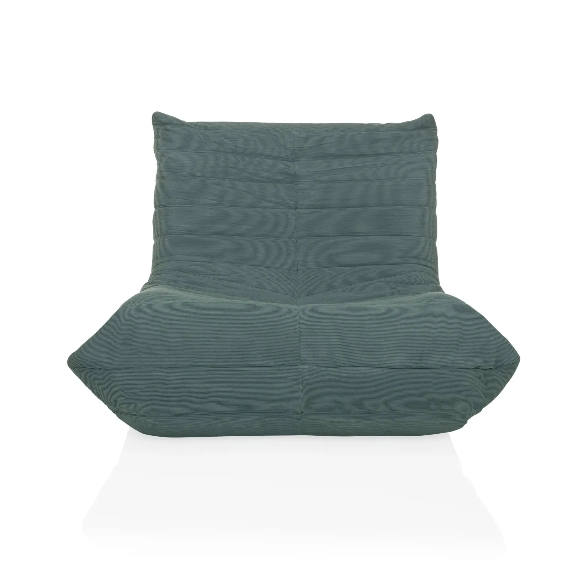 Sitzolo | Stoff - Loungesessel Taubenblau