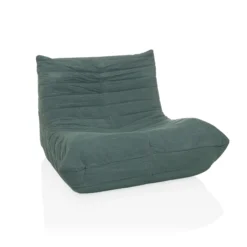 Sitzolo | Stoff - Loungesessel Taubenblau