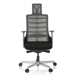 SKARIF - High End Bürostuhl Schwarz/Grau