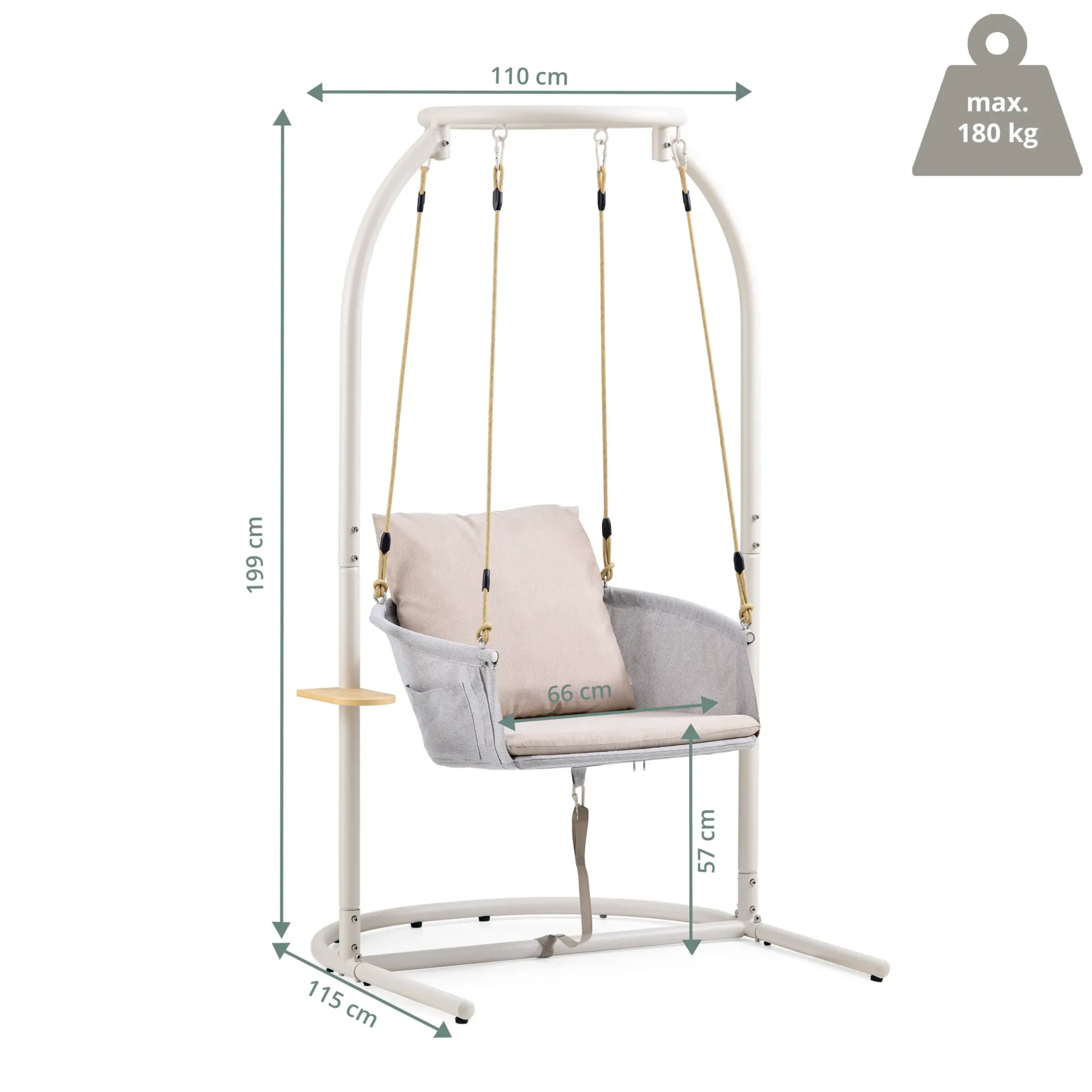 Skylo - Hängesessel Beige