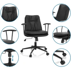 SMALLO - Home Office Bürostuhl Schwarz